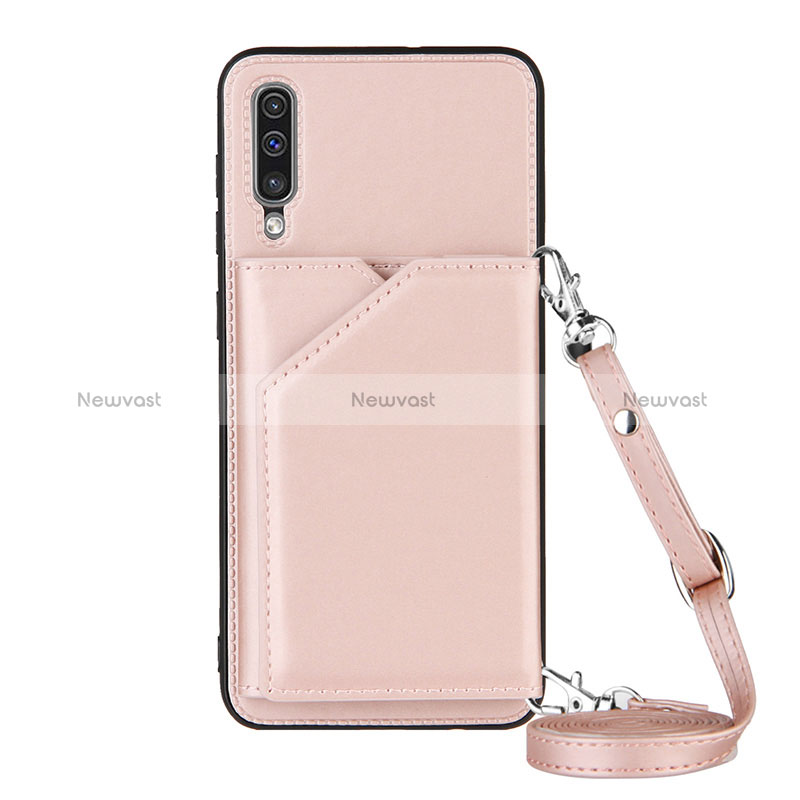 Soft Luxury Leather Snap On Case Cover Y02B for Samsung Galaxy A50