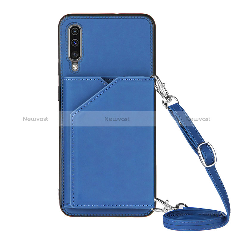 Soft Luxury Leather Snap On Case Cover Y02B for Samsung Galaxy A50S