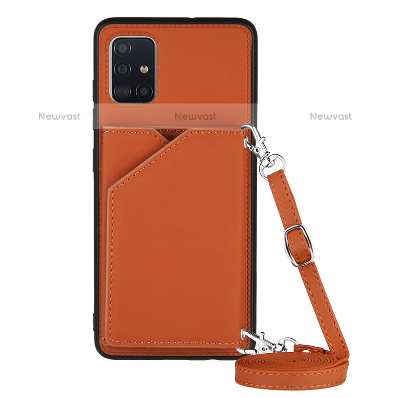 Soft Luxury Leather Snap On Case Cover Y02B for Samsung Galaxy A51 4G