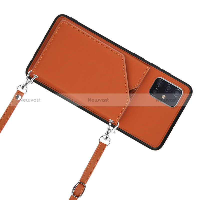Soft Luxury Leather Snap On Case Cover Y02B for Samsung Galaxy A51 5G