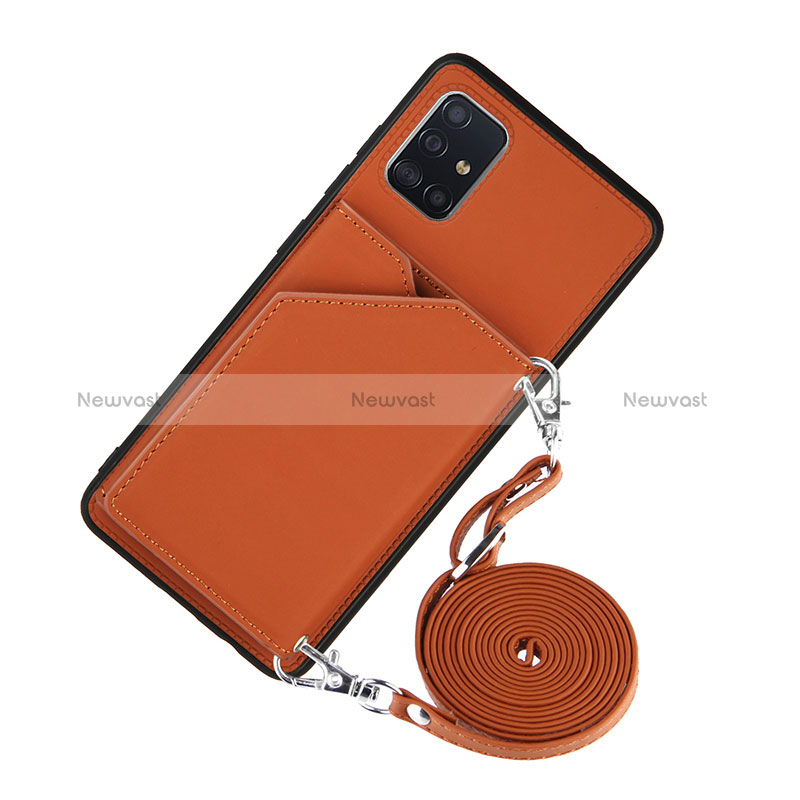 Soft Luxury Leather Snap On Case Cover Y02B for Samsung Galaxy A51 5G