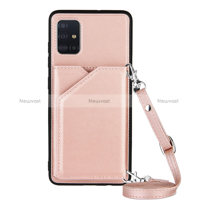 Soft Luxury Leather Snap On Case Cover Y02B for Samsung Galaxy A71 5G