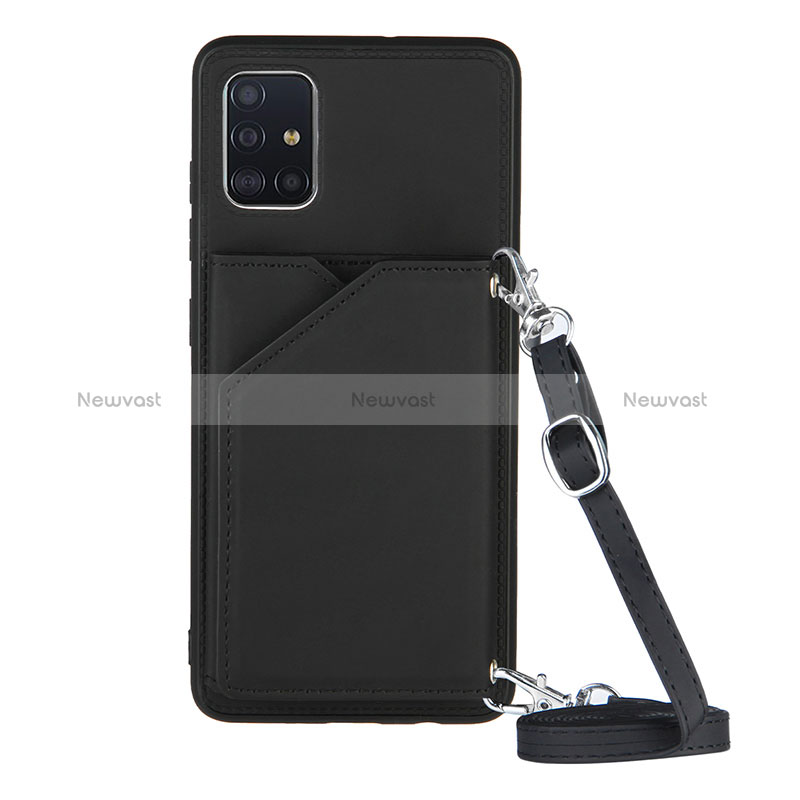 Soft Luxury Leather Snap On Case Cover Y02B for Samsung Galaxy M40S