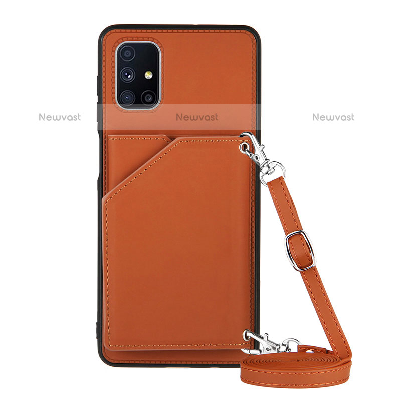 Soft Luxury Leather Snap On Case Cover Y02B for Samsung Galaxy M51