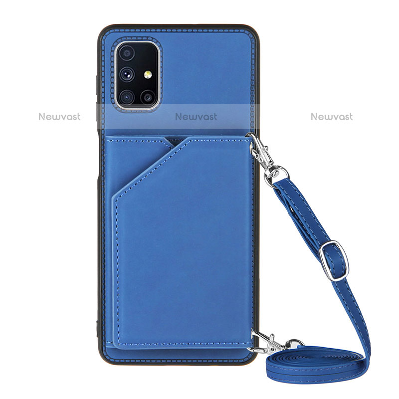 Soft Luxury Leather Snap On Case Cover Y02B for Samsung Galaxy M51