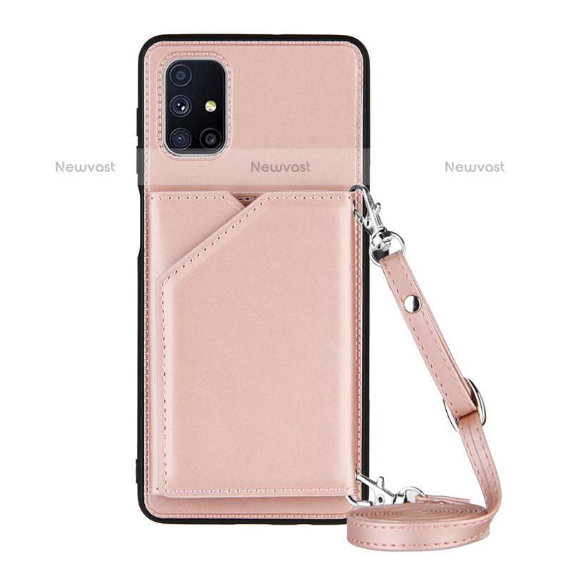 Soft Luxury Leather Snap On Case Cover Y02B for Samsung Galaxy M51