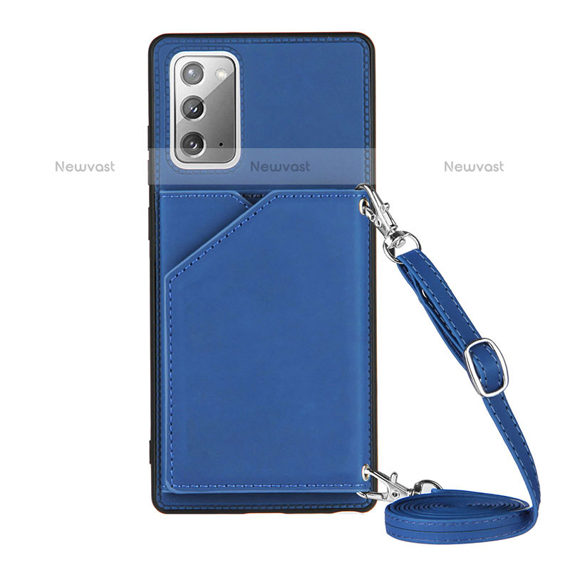 Soft Luxury Leather Snap On Case Cover Y02B for Samsung Galaxy Note 20 5G