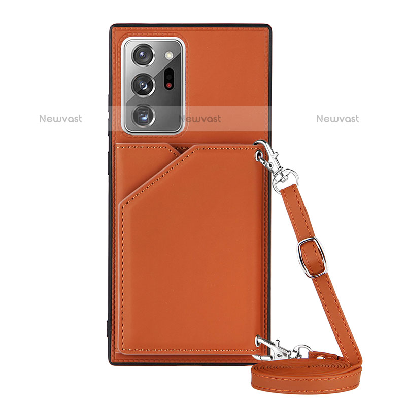 Soft Luxury Leather Snap On Case Cover Y02B for Samsung Galaxy Note 20 Ultra 5G