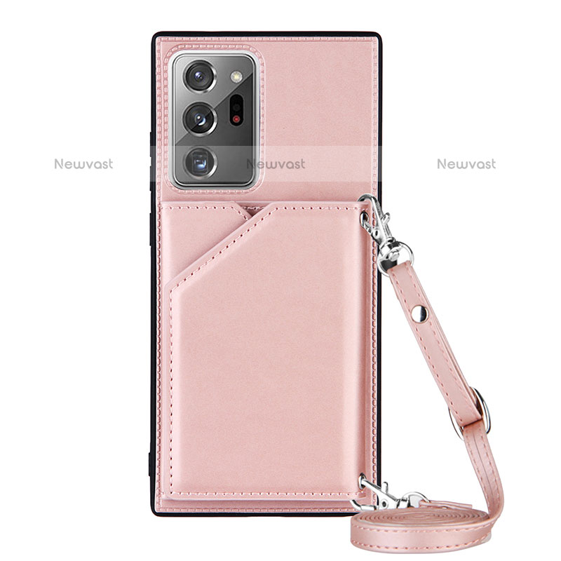 Soft Luxury Leather Snap On Case Cover Y02B for Samsung Galaxy Note 20 Ultra 5G