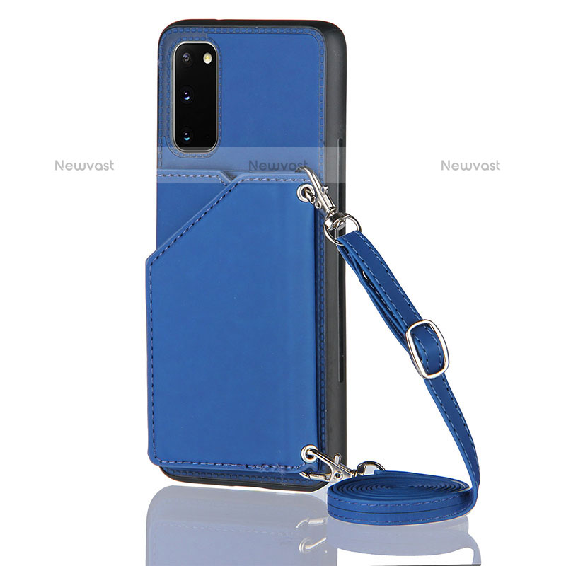 Soft Luxury Leather Snap On Case Cover Y02B for Samsung Galaxy S20
