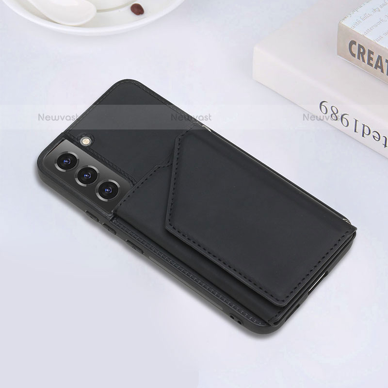 Soft Luxury Leather Snap On Case Cover Y02B for Samsung Galaxy S21 FE 5G