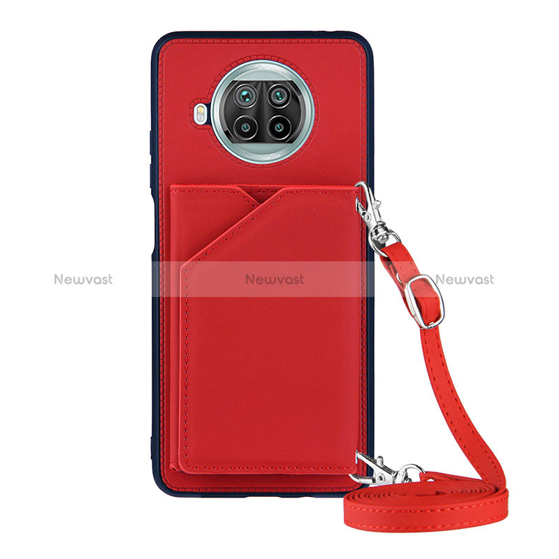 Soft Luxury Leather Snap On Case Cover Y02B for Xiaomi Mi 10T Lite 5G Red