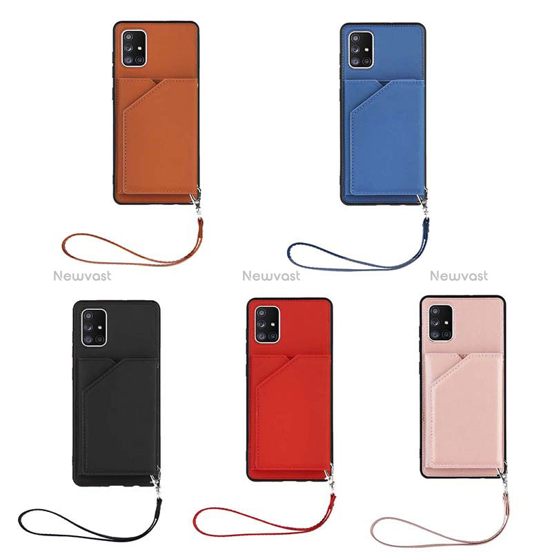 Soft Luxury Leather Snap On Case Cover Y03B for Samsung Galaxy A71 5G