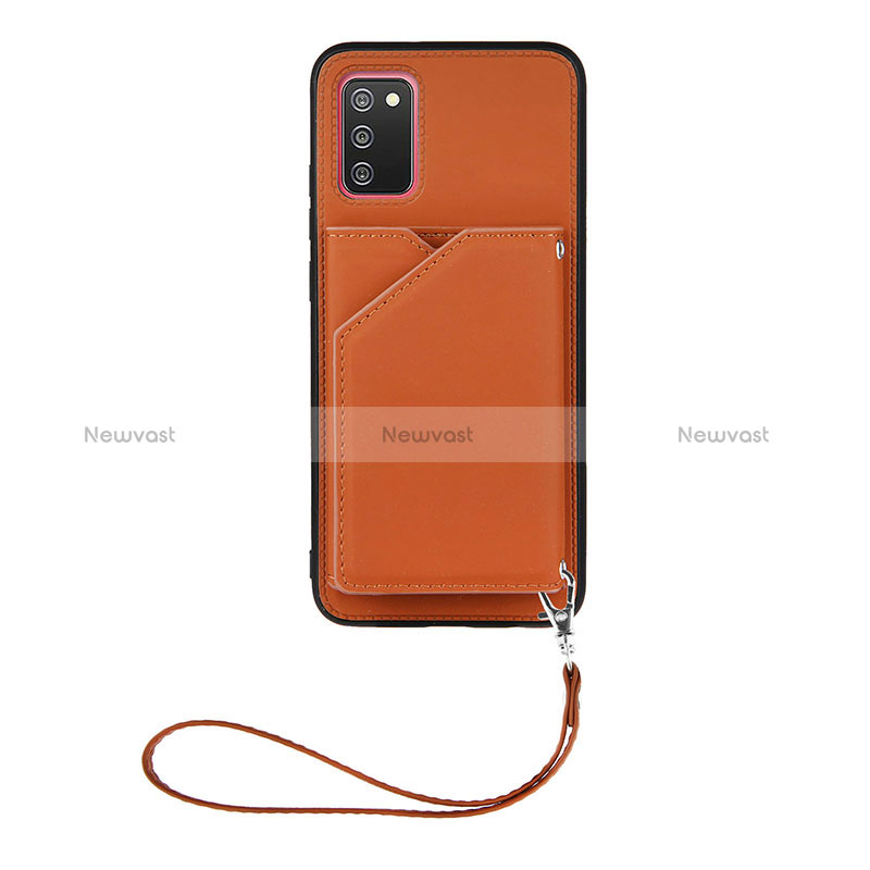 Soft Luxury Leather Snap On Case Cover Y03B for Samsung Galaxy M02s