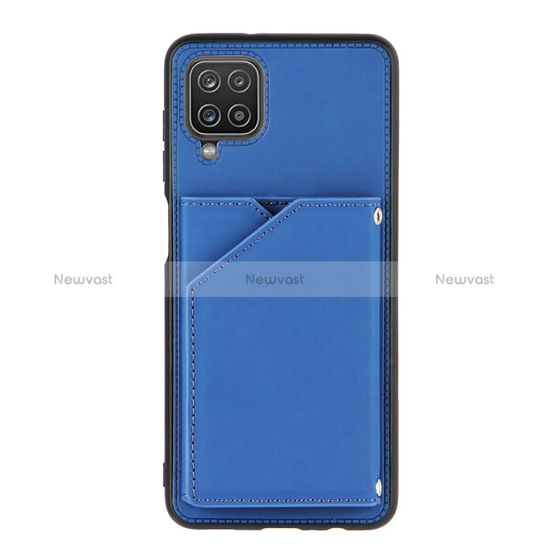 Soft Luxury Leather Snap On Case Cover Y03B for Samsung Galaxy M12