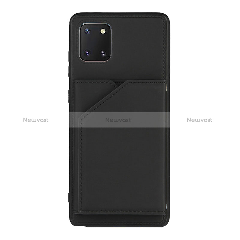 Soft Luxury Leather Snap On Case Cover Y04B for Samsung Galaxy A81