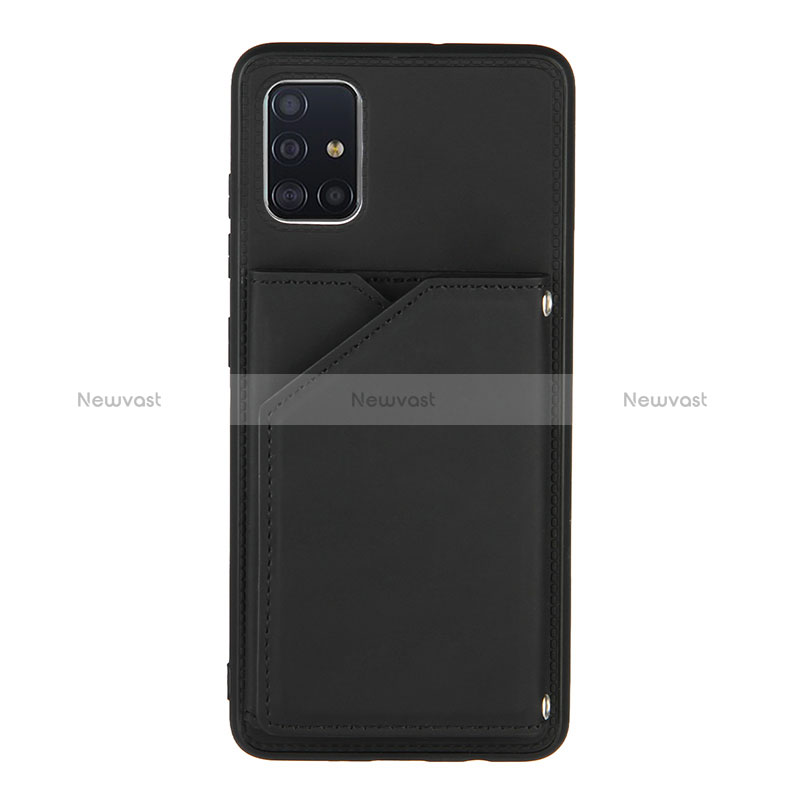 Soft Luxury Leather Snap On Case Cover Y04B for Samsung Galaxy M40S
