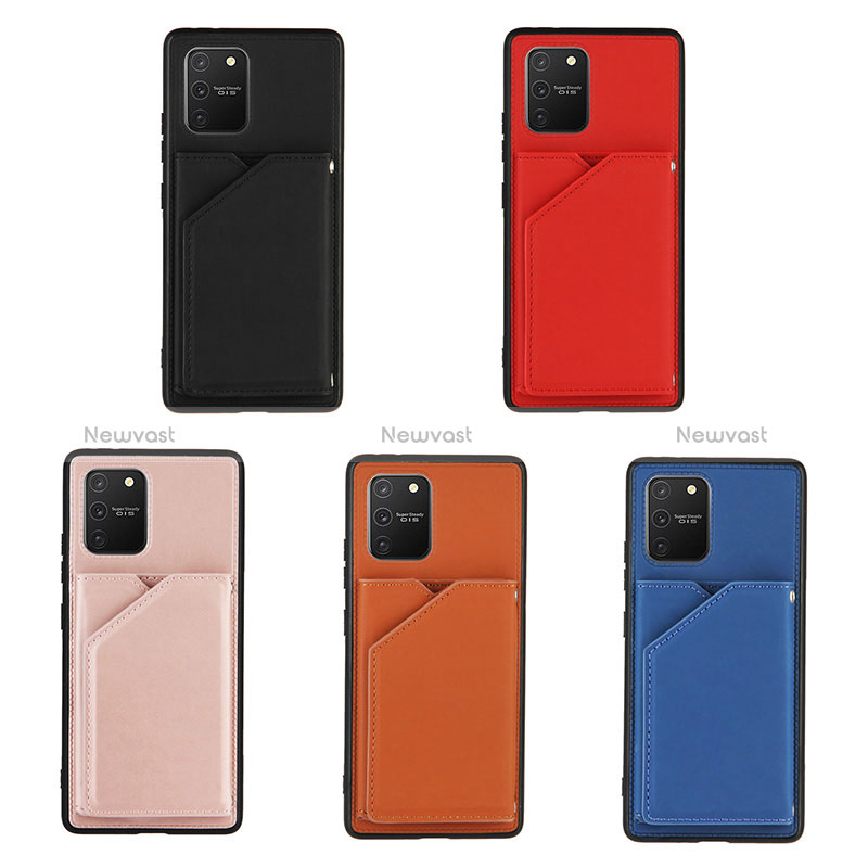 Soft Luxury Leather Snap On Case Cover Y04B for Samsung Galaxy S10 Lite