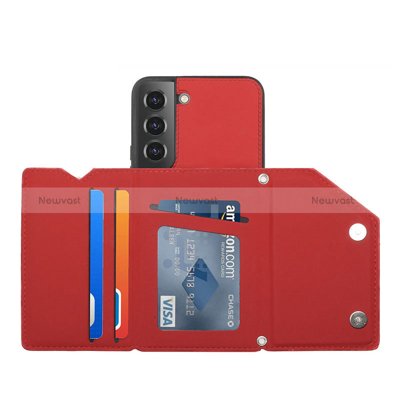 Soft Luxury Leather Snap On Case Cover Y04B for Samsung Galaxy S25 5G