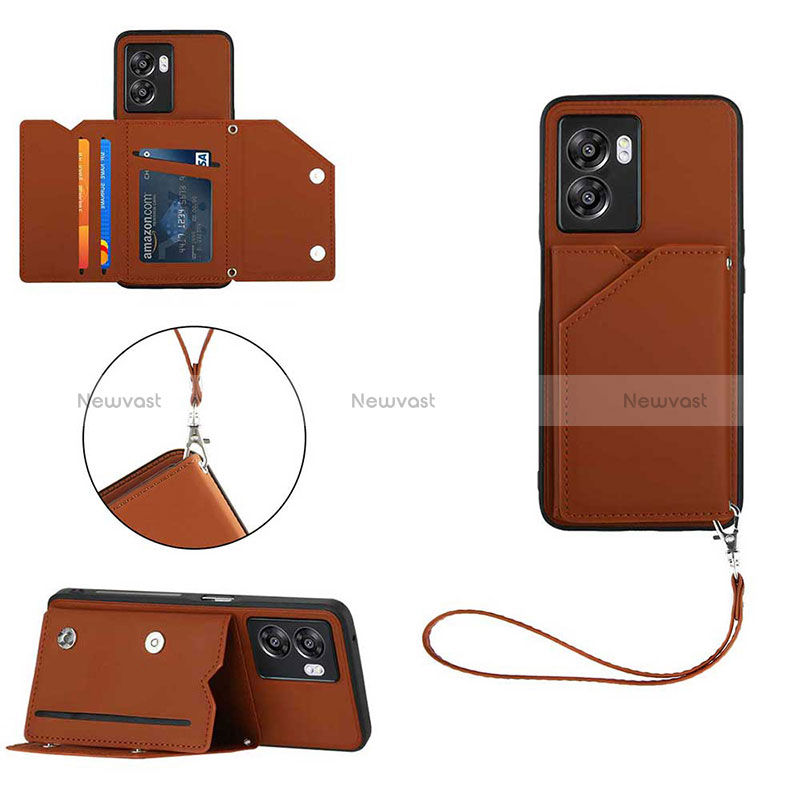 Soft Luxury Leather Snap On Case Cover YB1 for OnePlus Nord N300 5G