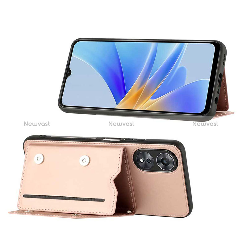 Soft Luxury Leather Snap On Case Cover YB1 for Oppo A78 5G