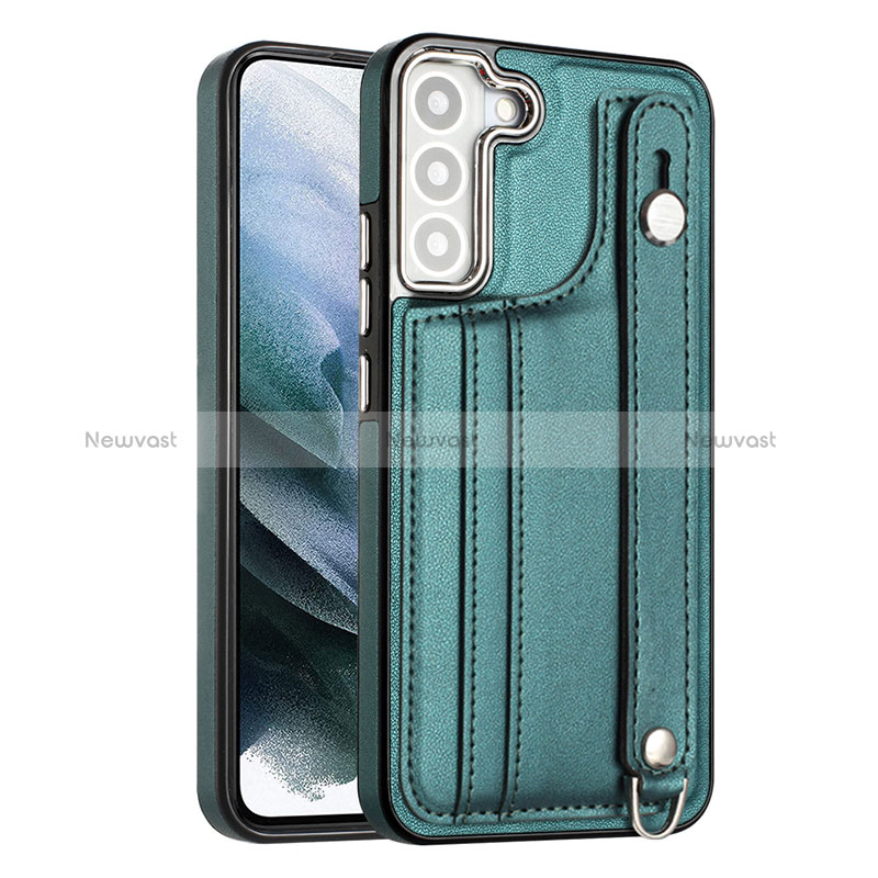 Soft Luxury Leather Snap On Case Cover YB1 for Samsung Galaxy S21 FE 5G