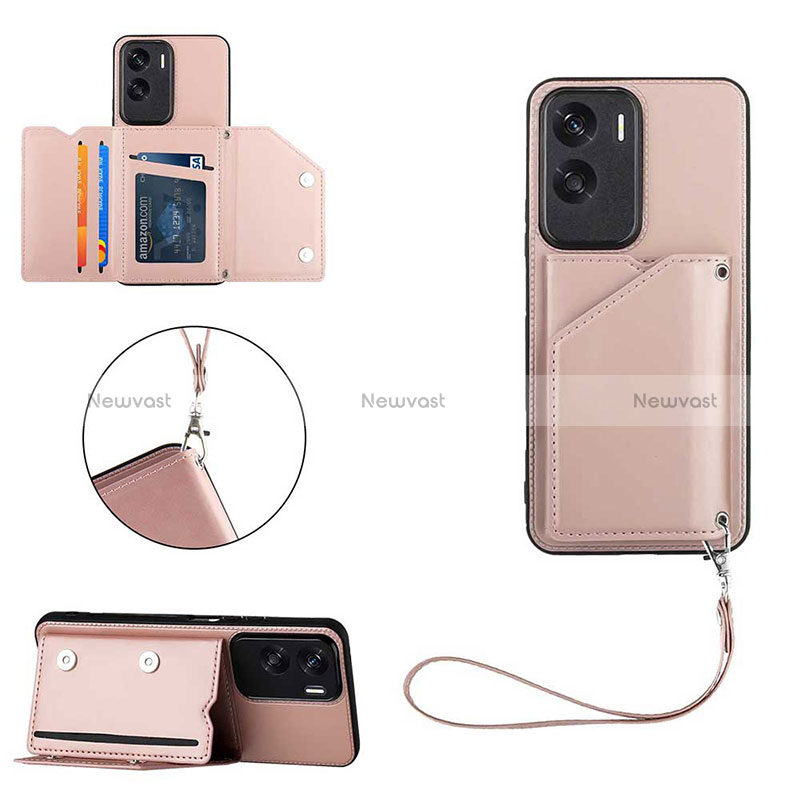 Soft Luxury Leather Snap On Case Cover YB2 for Huawei Honor 90 Lite 5G