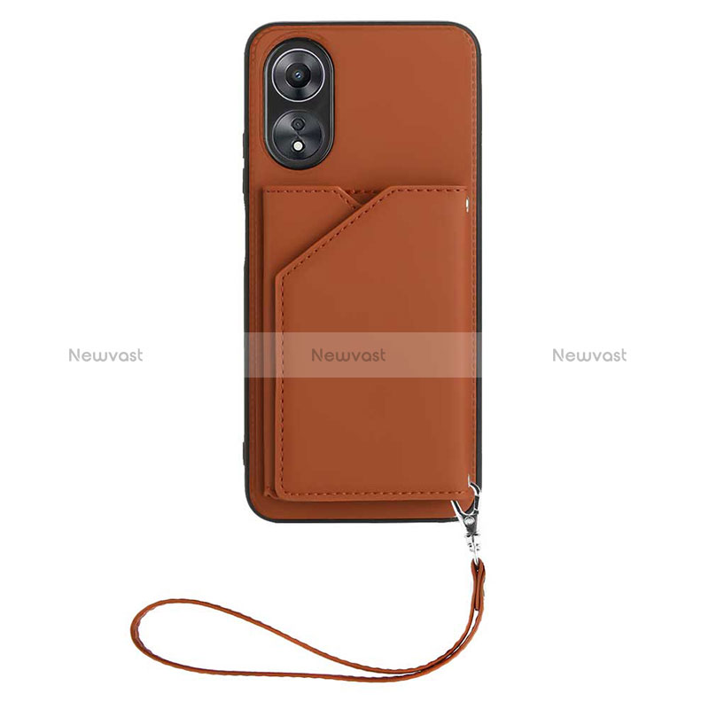 Soft Luxury Leather Snap On Case Cover YB2 for Oppo A58 5G
