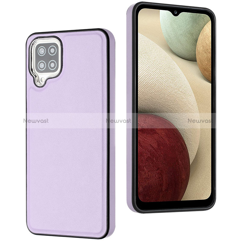 Soft Luxury Leather Snap On Case Cover YB3 for Samsung Galaxy A12