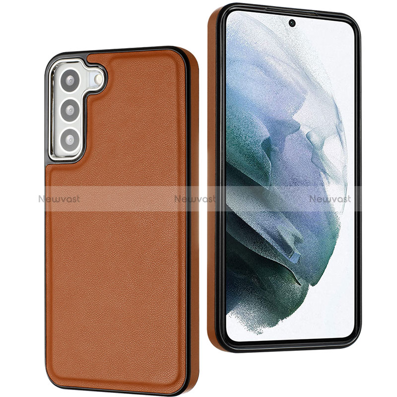 Soft Luxury Leather Snap On Case Cover YB3 for Samsung Galaxy S21 FE 5G