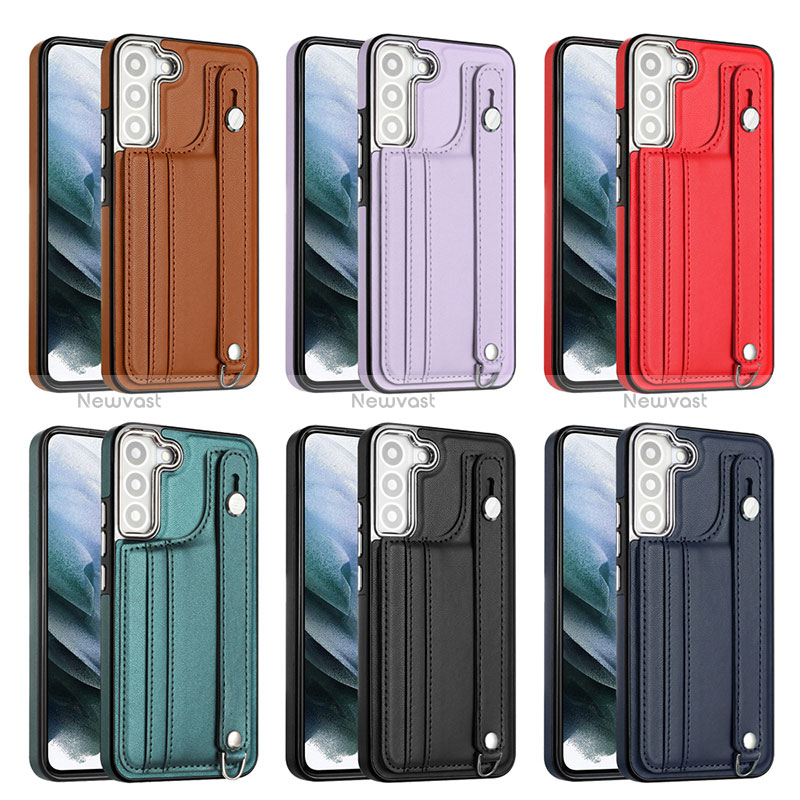 Soft Luxury Leather Snap On Case Cover YB4 for Samsung Galaxy S22 5G