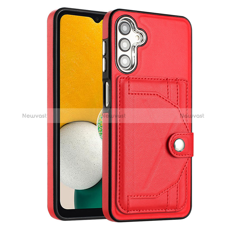 Soft Luxury Leather Snap On Case Cover YB5 for Samsung Galaxy A14 5G