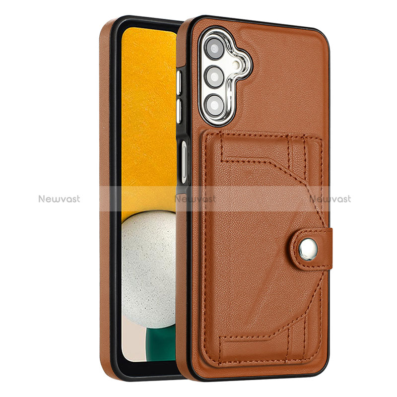 Soft Luxury Leather Snap On Case Cover YB5 for Samsung Galaxy A14 5G