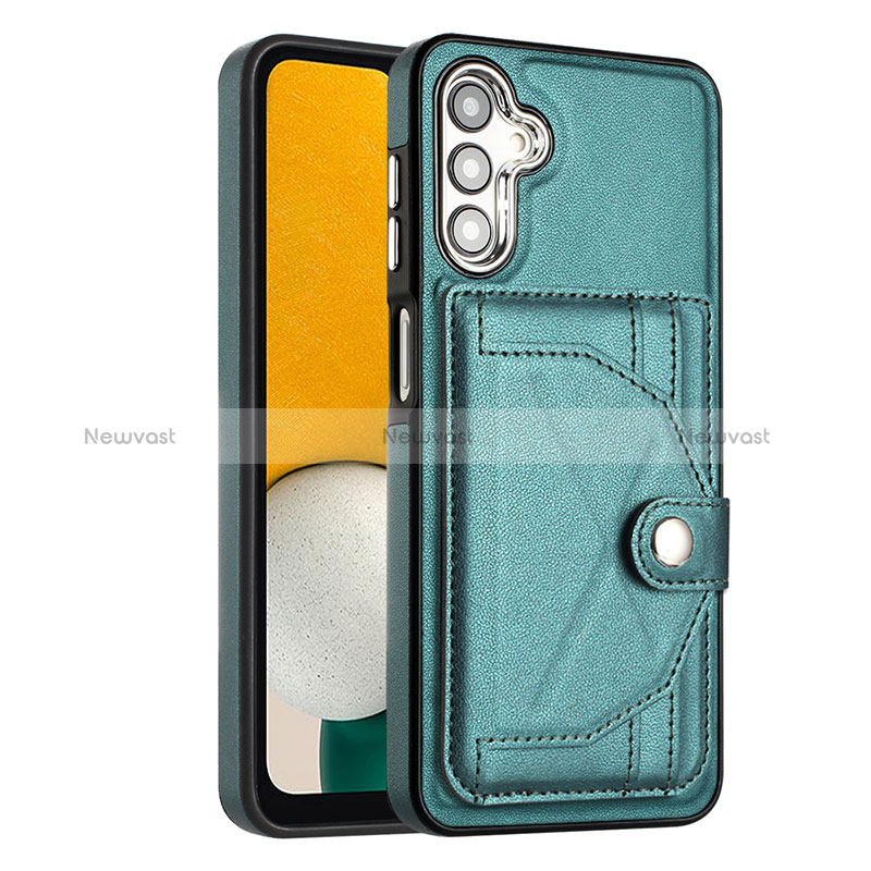 Soft Luxury Leather Snap On Case Cover YB5 for Samsung Galaxy A14 5G