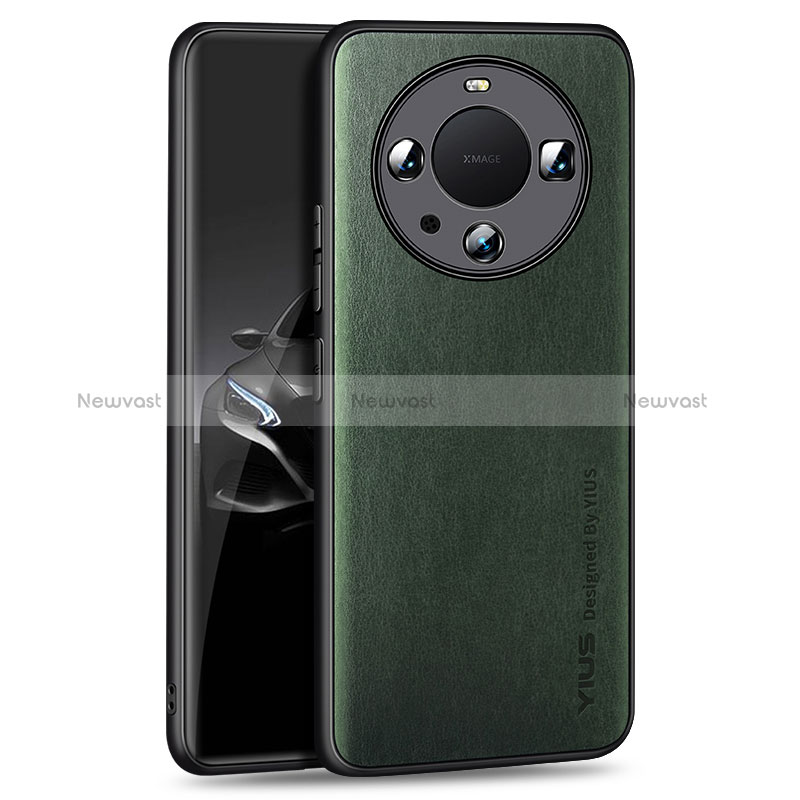 Soft Luxury Leather Snap On Case Cover YM1 for Huawei Mate 60 Pro+ Plus