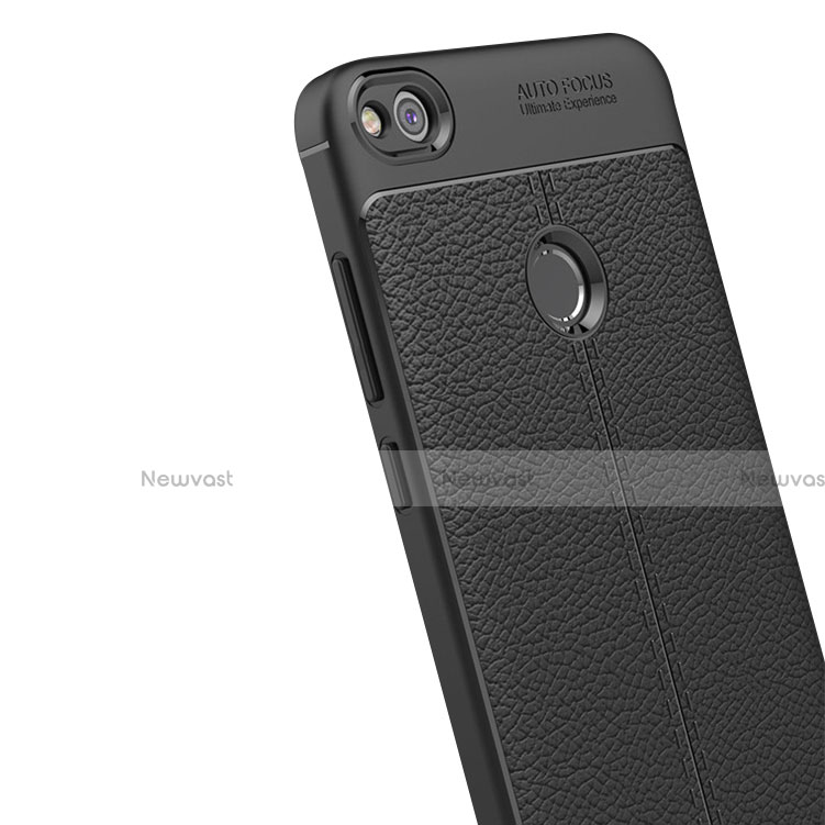 Soft Luxury Leather Snap On Case for Huawei GR3 (2017) Black