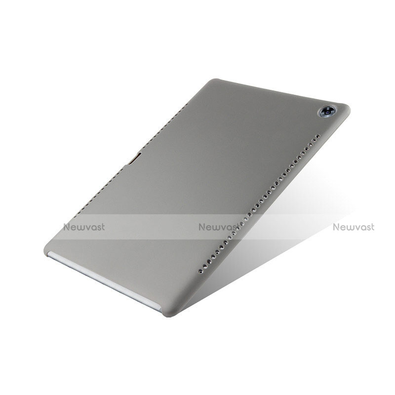 Soft Luxury Leather Snap On Case for Huawei MediaPad M5 Pro 10.8 Gray