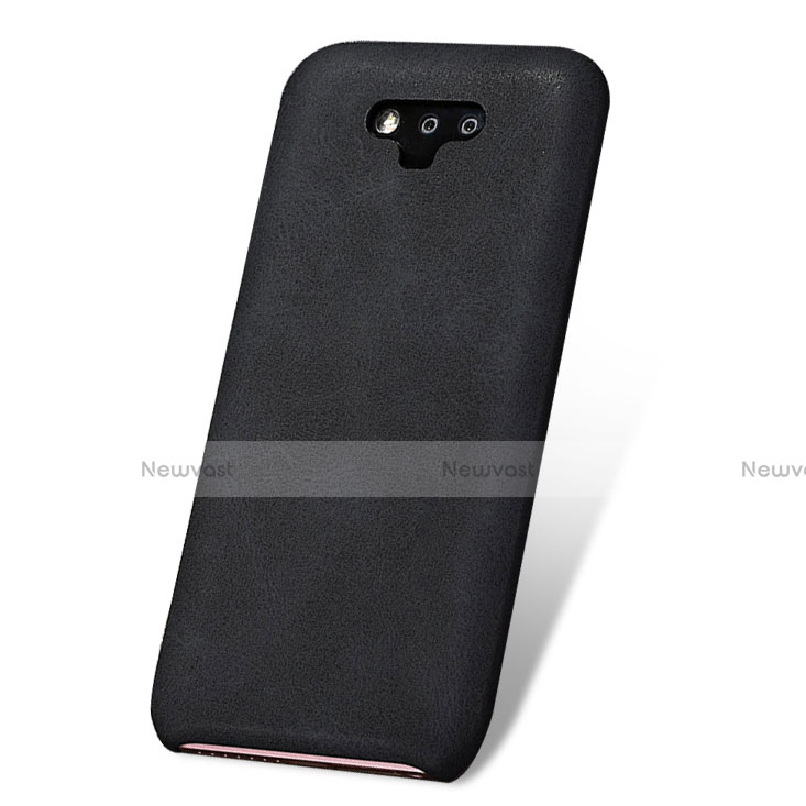 Soft Luxury Leather Snap On Case L01 for Huawei Honor Magic Black