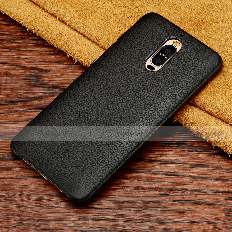 Soft Luxury Leather Snap On Case L01 for Huawei Mate 9 Pro Black
