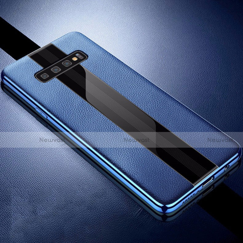 Soft Silicone Gel Leather Snap On Case Cover A01 for Samsung Galaxy S10 5G