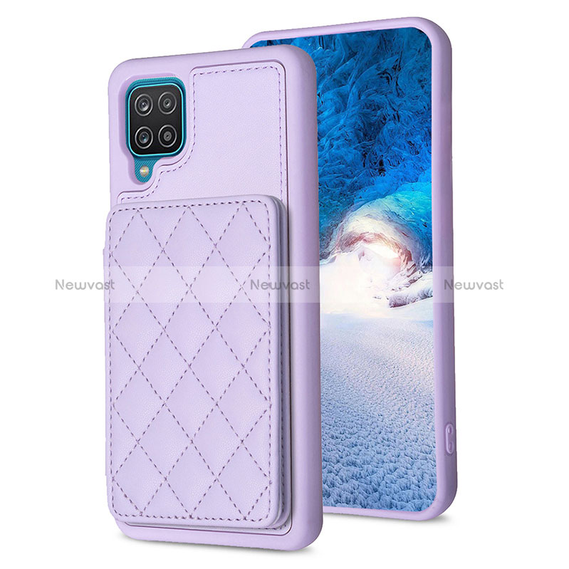 Soft Silicone Gel Leather Snap On Case Cover BF1 for Samsung Galaxy A12