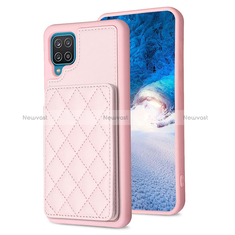 Soft Silicone Gel Leather Snap On Case Cover BF1 for Samsung Galaxy A12