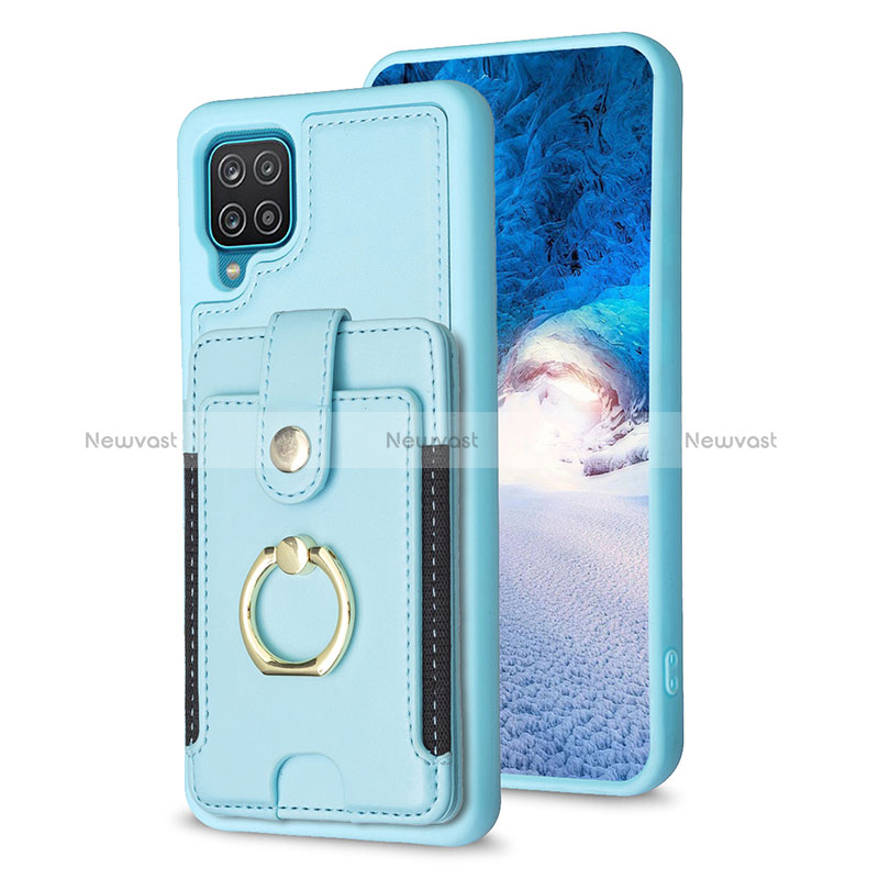 Soft Silicone Gel Leather Snap On Case Cover BF2 for Samsung Galaxy M12