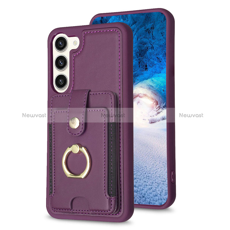Soft Silicone Gel Leather Snap On Case Cover BF2 for Samsung Galaxy S22 Plus 5G