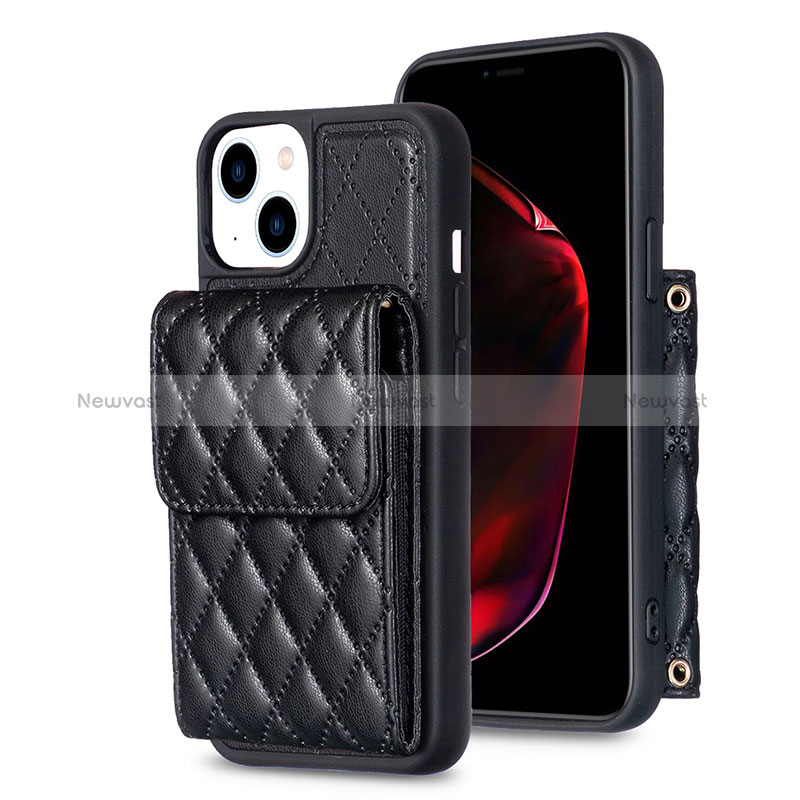 Soft Silicone Gel Leather Snap On Case Cover BF3 for Apple iPhone 14 Plus