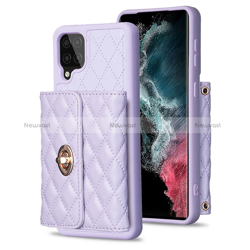 Soft Silicone Gel Leather Snap On Case Cover BF3 for Samsung Galaxy A12