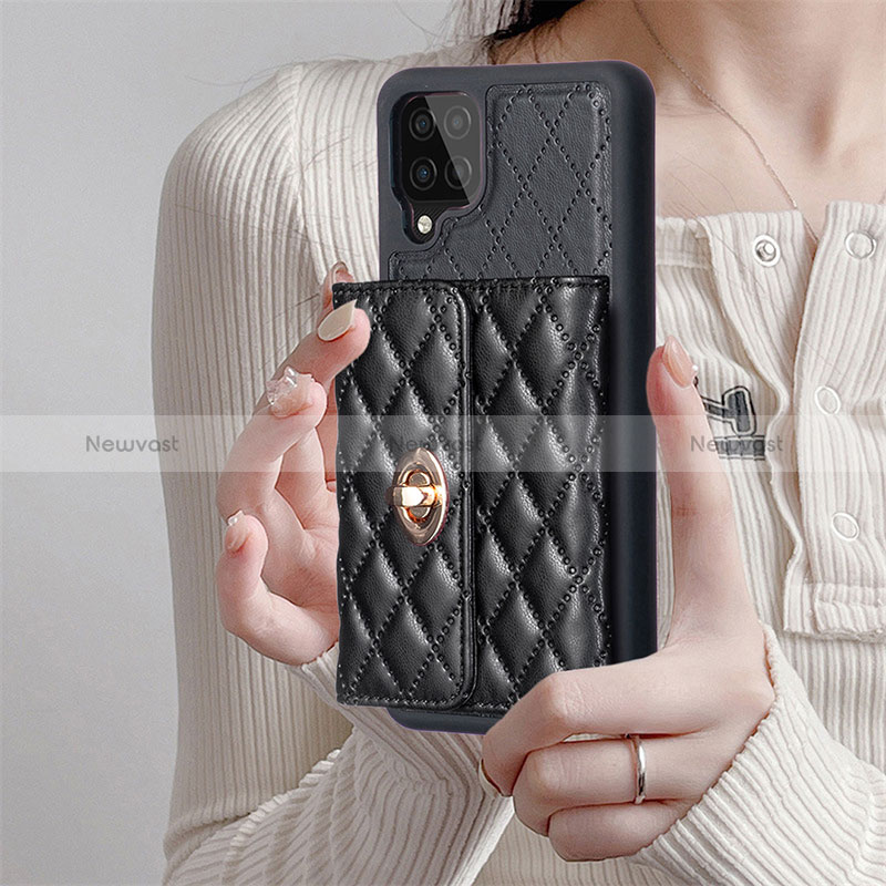 Soft Silicone Gel Leather Snap On Case Cover BF3 for Samsung Galaxy M12