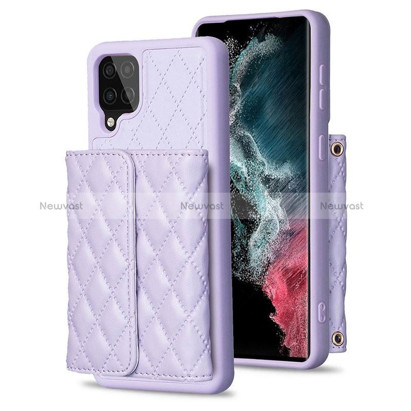 Soft Silicone Gel Leather Snap On Case Cover BF5 for Samsung Galaxy A12