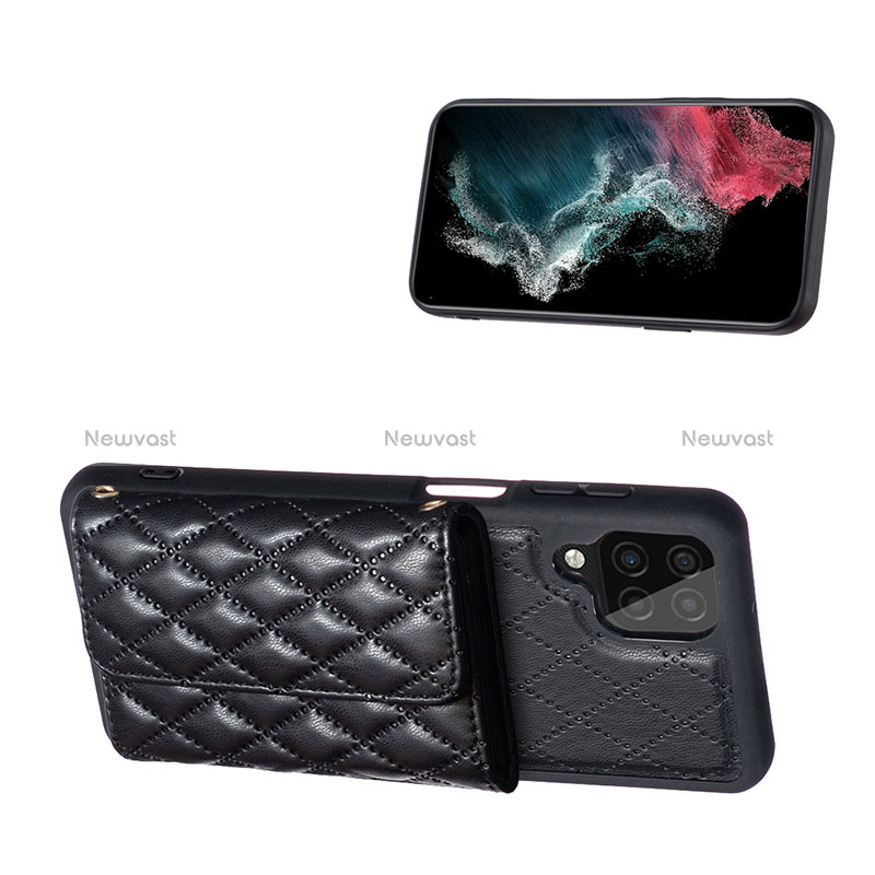 Soft Silicone Gel Leather Snap On Case Cover BF5 for Samsung Galaxy A12