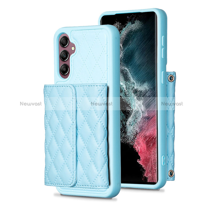 Soft Silicone Gel Leather Snap On Case Cover BF5 for Samsung Galaxy A14 5G